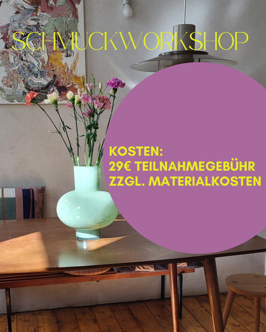 AfterWork Schmuck-Workshop im Sem Oui Deli 20.August 26 – 16-18 Uhr