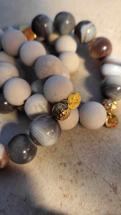 Armband aus Botswana Achat