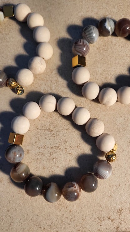 Armband aus Botswana Achat