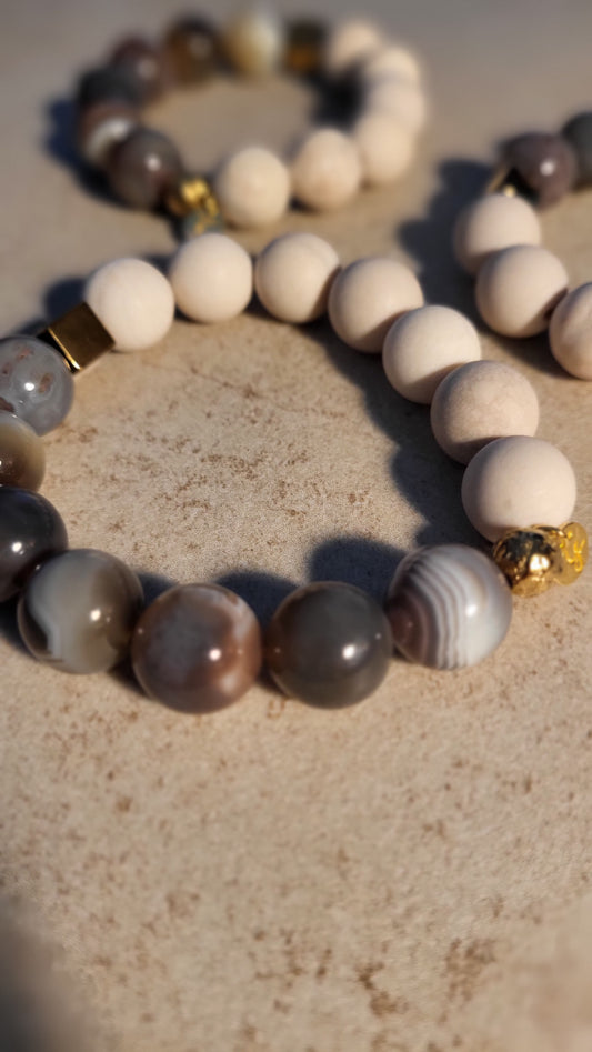 Armband aus Botswana Achat