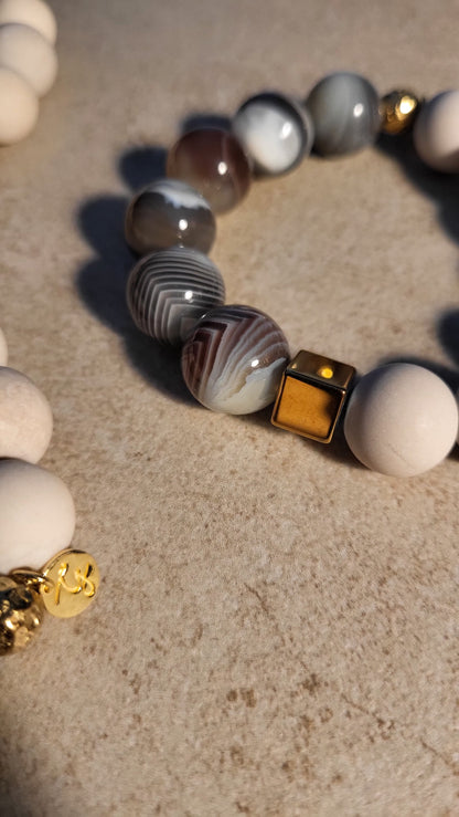 Armband aus Botswana Achat