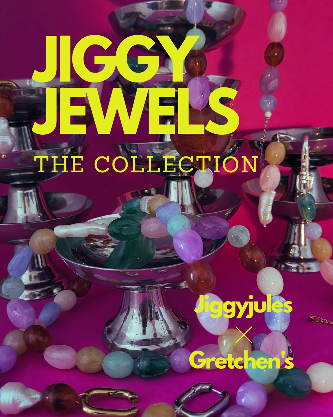 Jiggy Jewels The Bag Charms or Key Chains