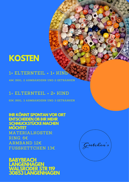 MINI&ME SchmuckWorkshop 15.Oktober 26 – 15-17 Uhr